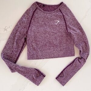 Gymshark Vital Seamless Crop Top Long Sleeved
